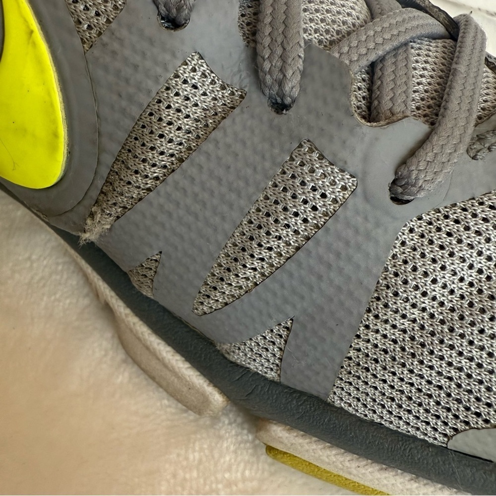 Nike Gray with Neon Yellow Accents Sneakers - Picture 7 of 13